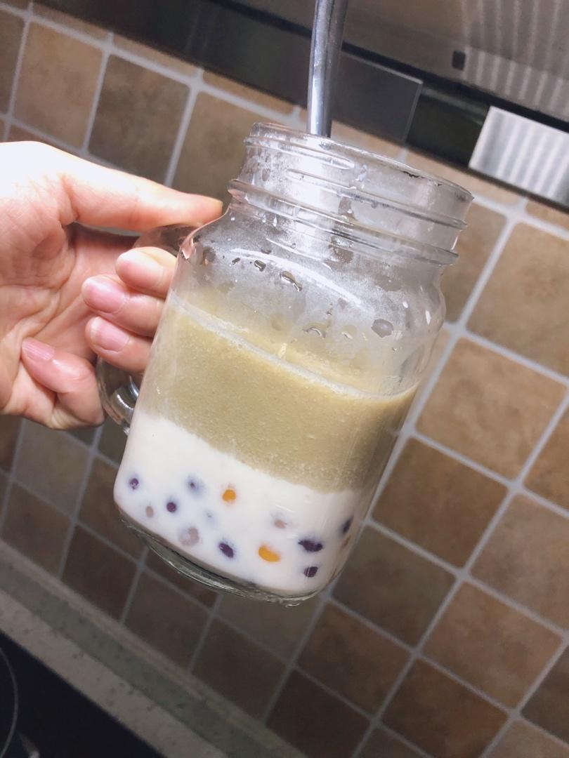 珍珠绿豆沙鲜奶-挑战台湾第一好喝