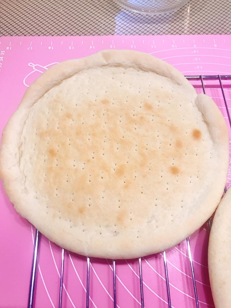 超简单披萨饼坯制作（面包机版一次四个）
