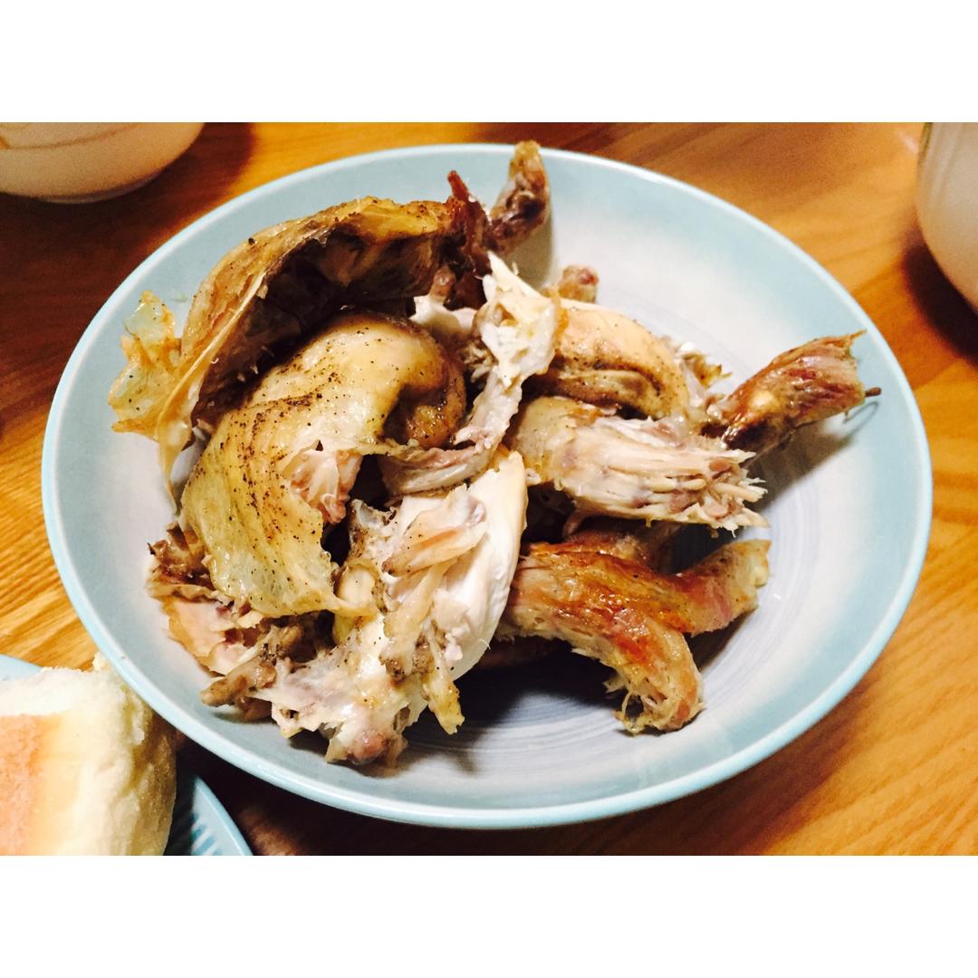 田螺姑娘超级简单不用腌制脆皮烤鸡