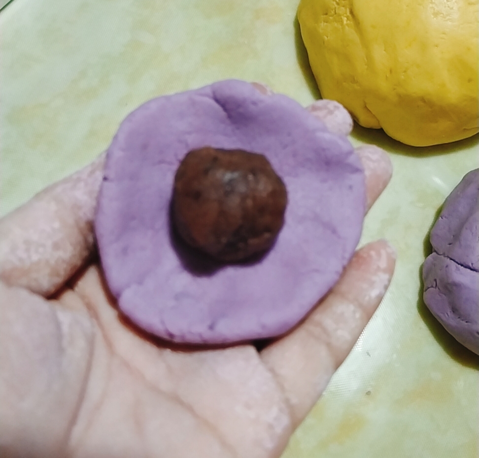 双色紫薯南瓜糯米糕(分享两种做法)的做法 步骤2