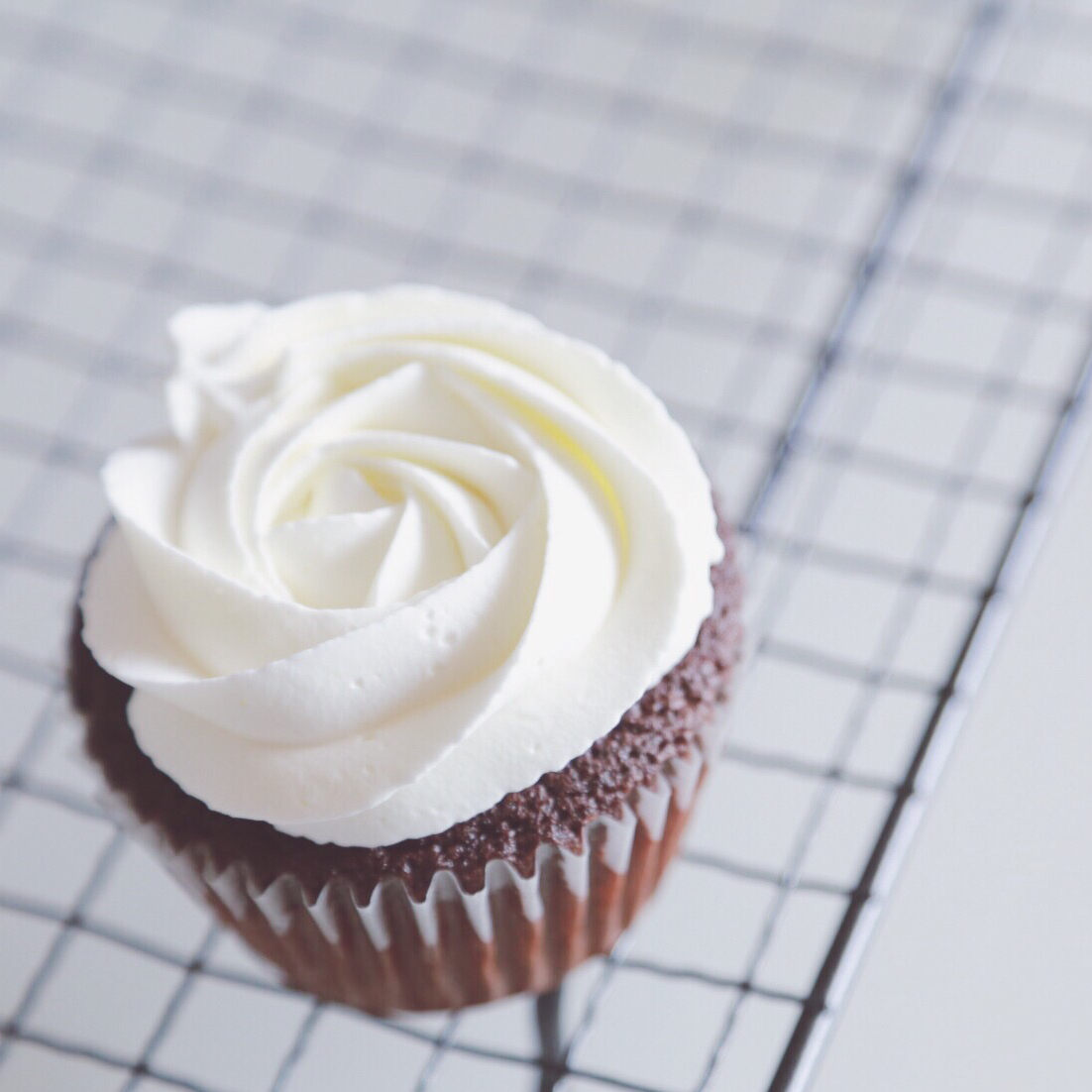 古典巧克力cupcake配马斯卡彭奶油霜