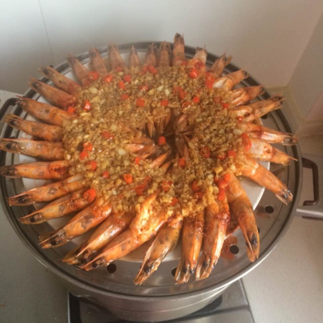 蒜蓉粉丝蒸虾
