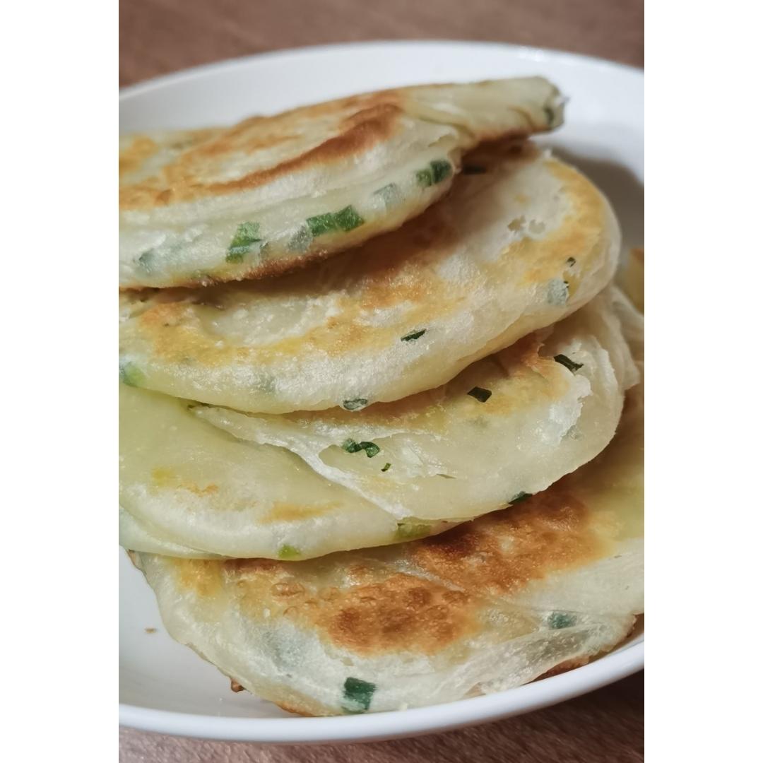 家常鸡蛋葱油饼 凉了也不硬 外酥里软 媲美早餐店 附细节视频详解