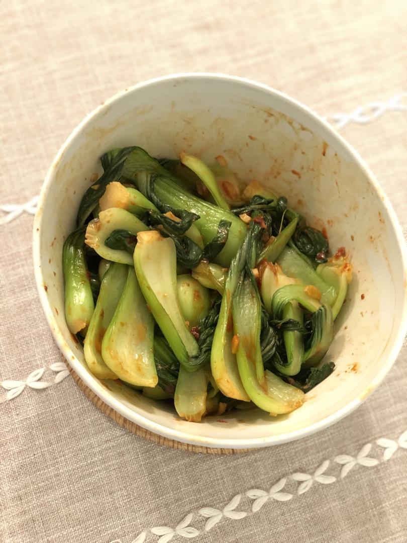 韩国快手泡菜之上海青(让你爱上蔬菜)