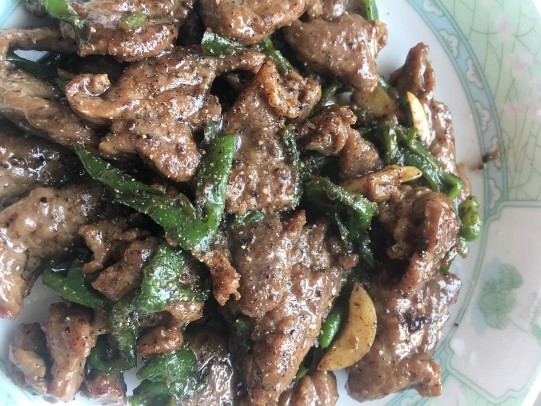 杭椒牛柳黑椒牛柳 终于找到炒出嫩牛肉的办法了 肉片肉丝都适用