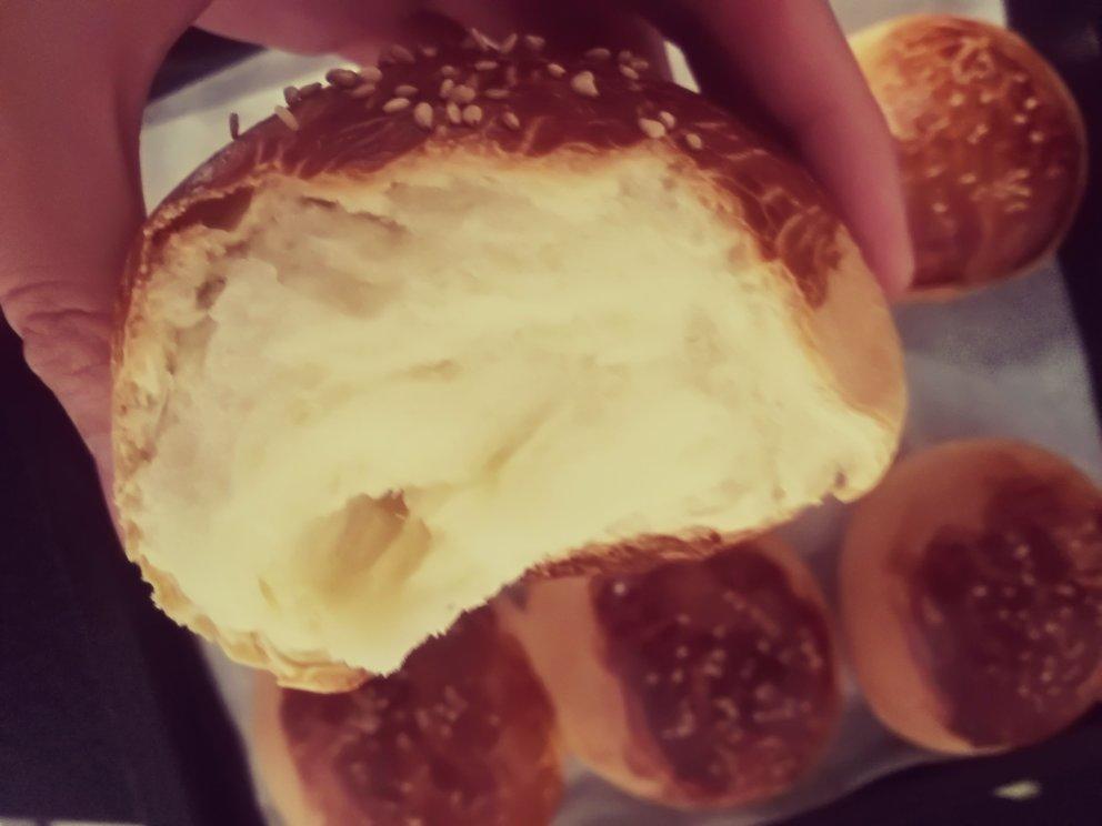 鲜奶油小餐包（一次发酵）