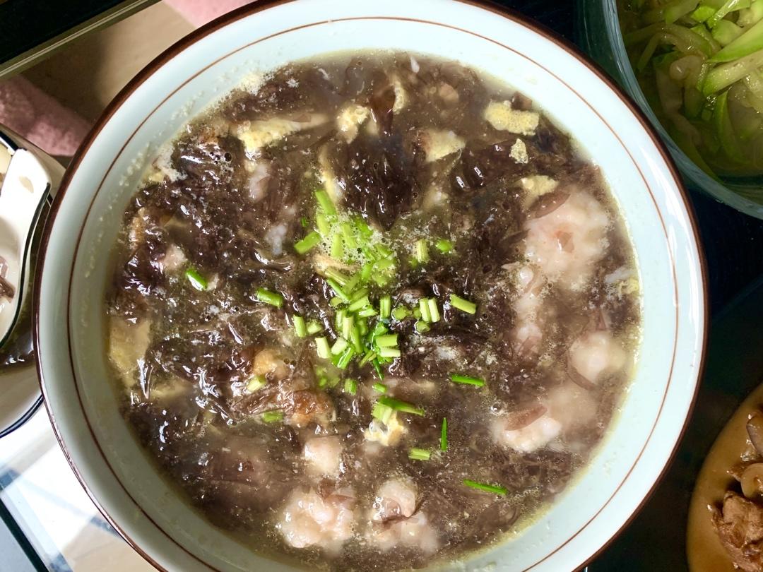 紫菜虾滑汤