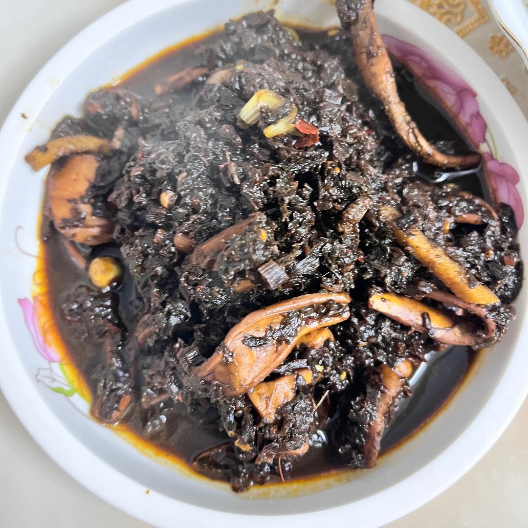 梅干菜烧鱿鱼干