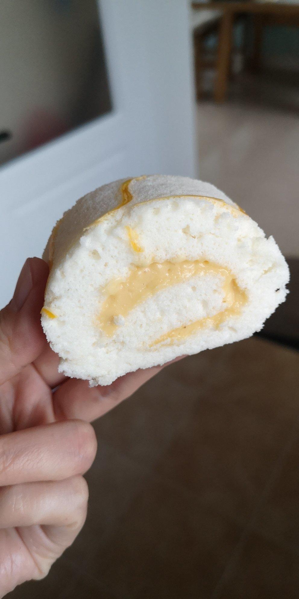 天使蛋糕卷+卡仕达酱