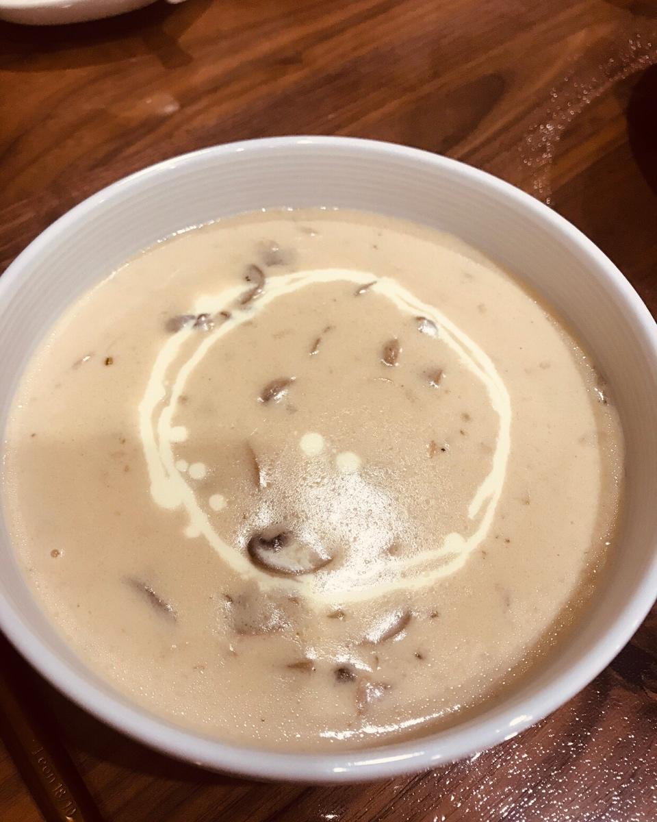 鸡茸奶油蘑菇汤