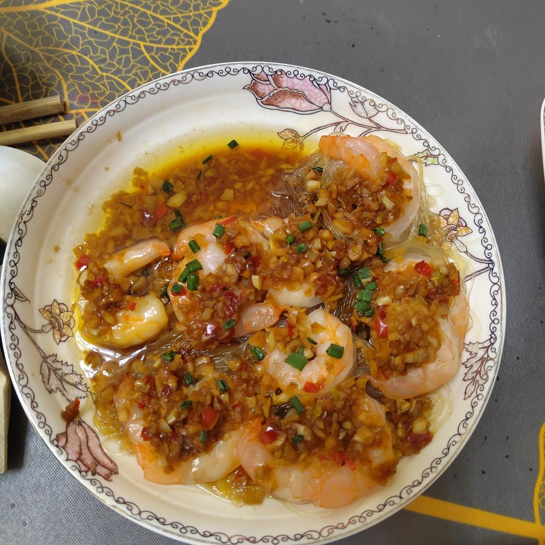 蒜蓉粉丝蒸虾