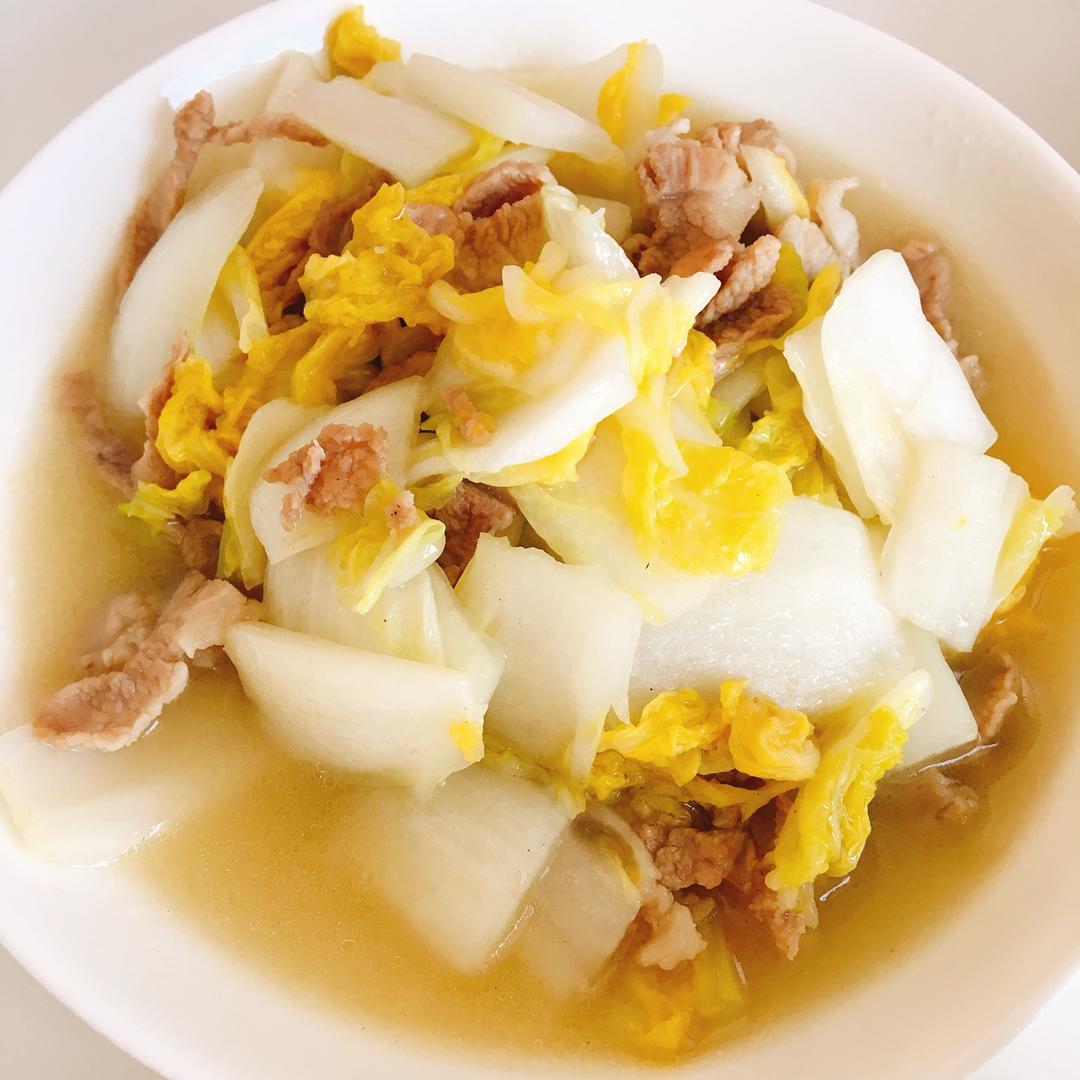 顾野做的肉炒娃娃菜