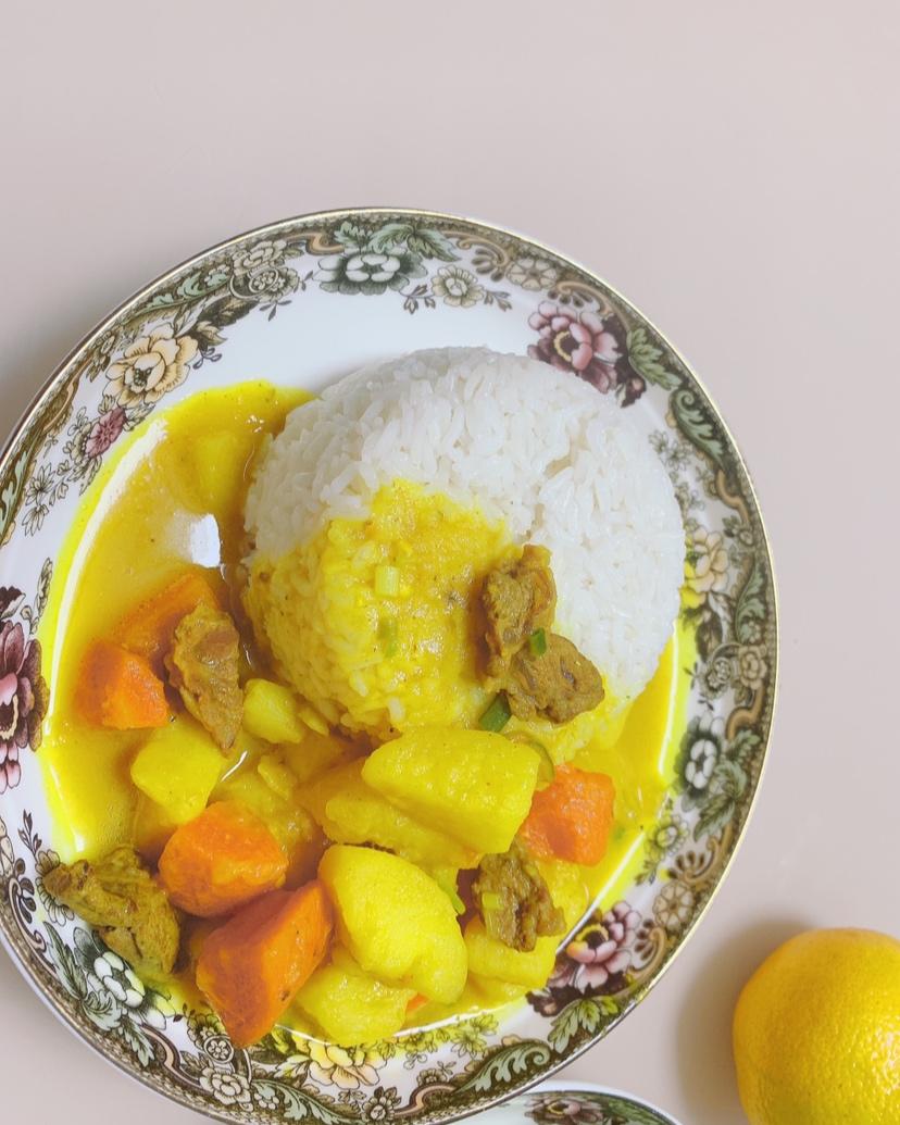 超简单—咖喱牛肉饭