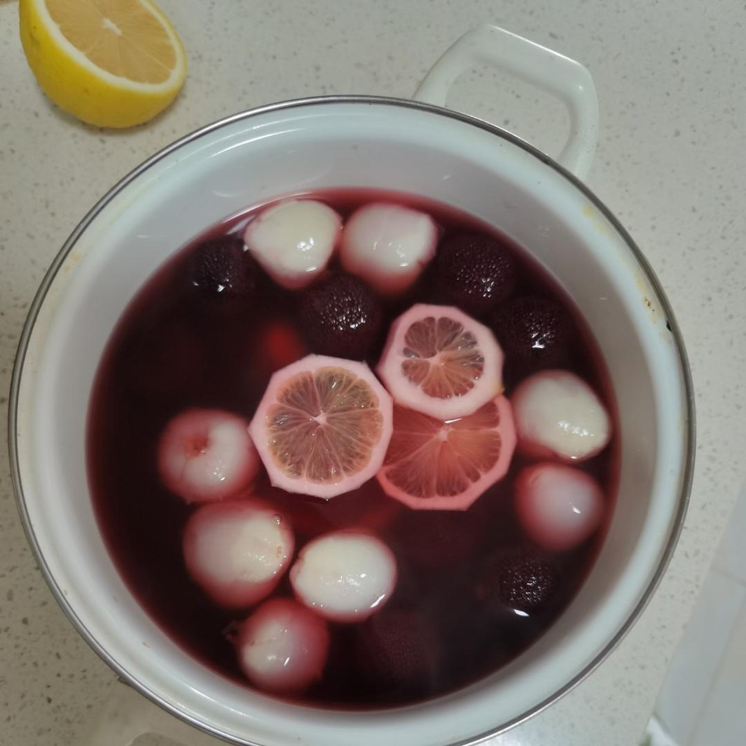 夏日神仙饮品❗️酸甜冰镇柠檬杨梅荔枝饮