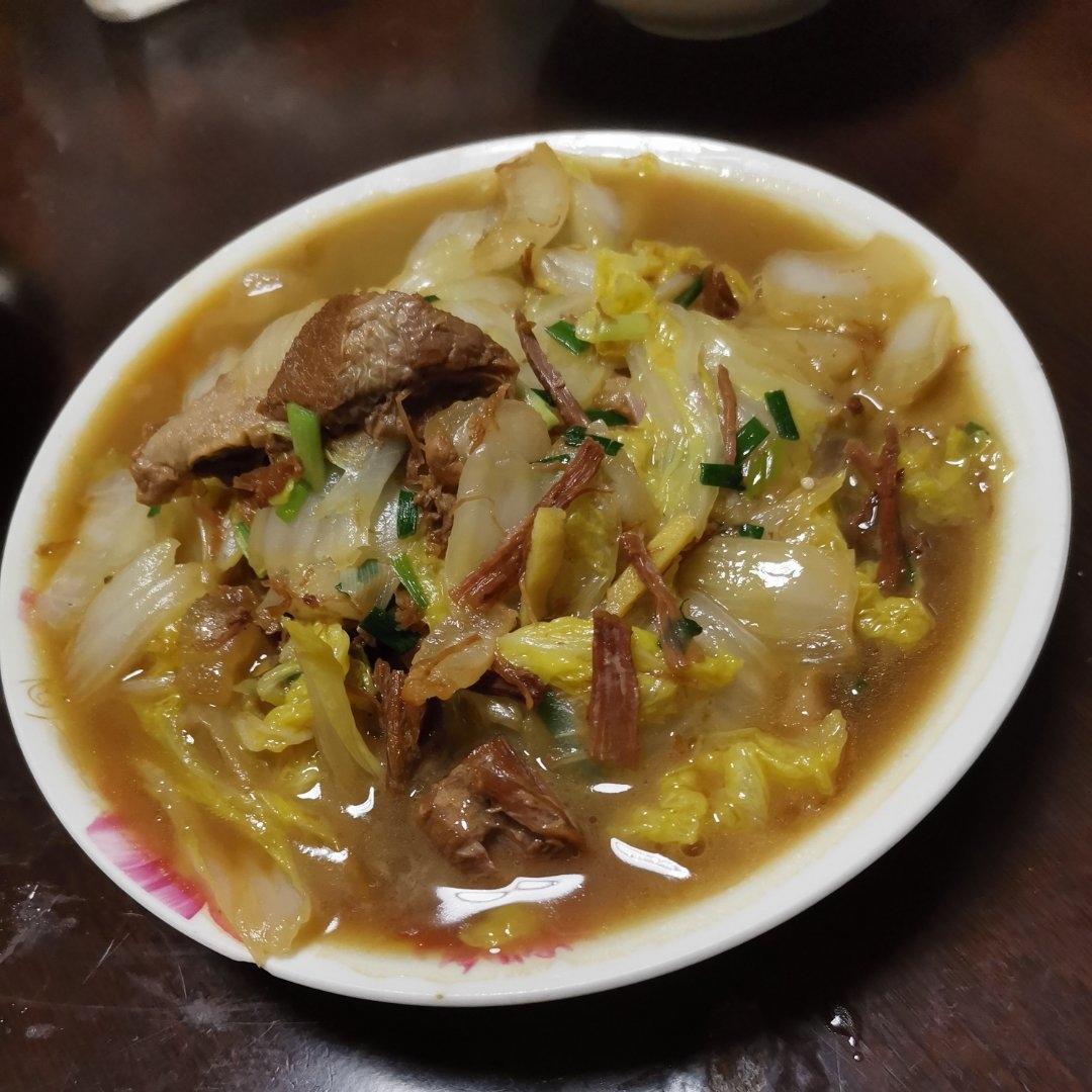 白菜烩牛肉