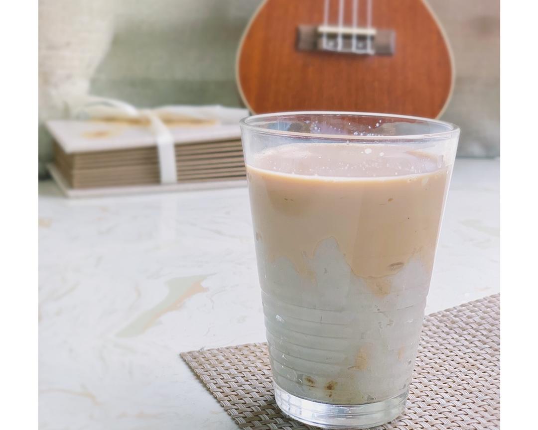 超简单燕麦芋泥奶茶