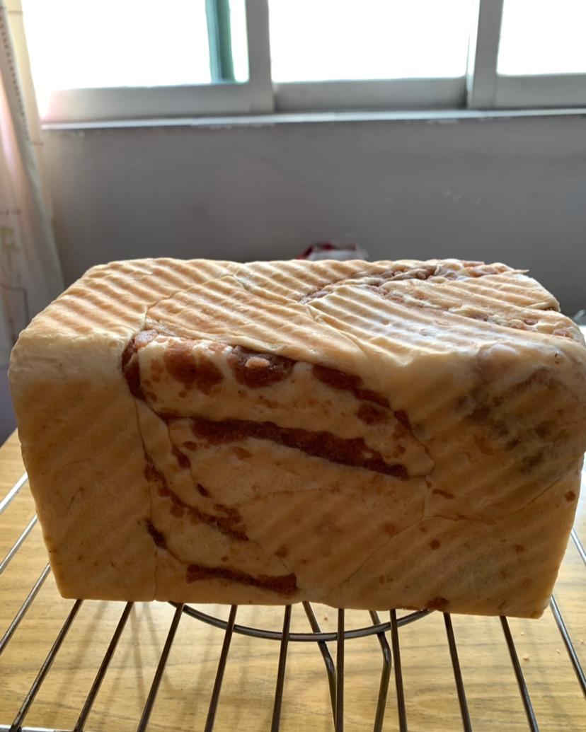 手撕紫薯吐司