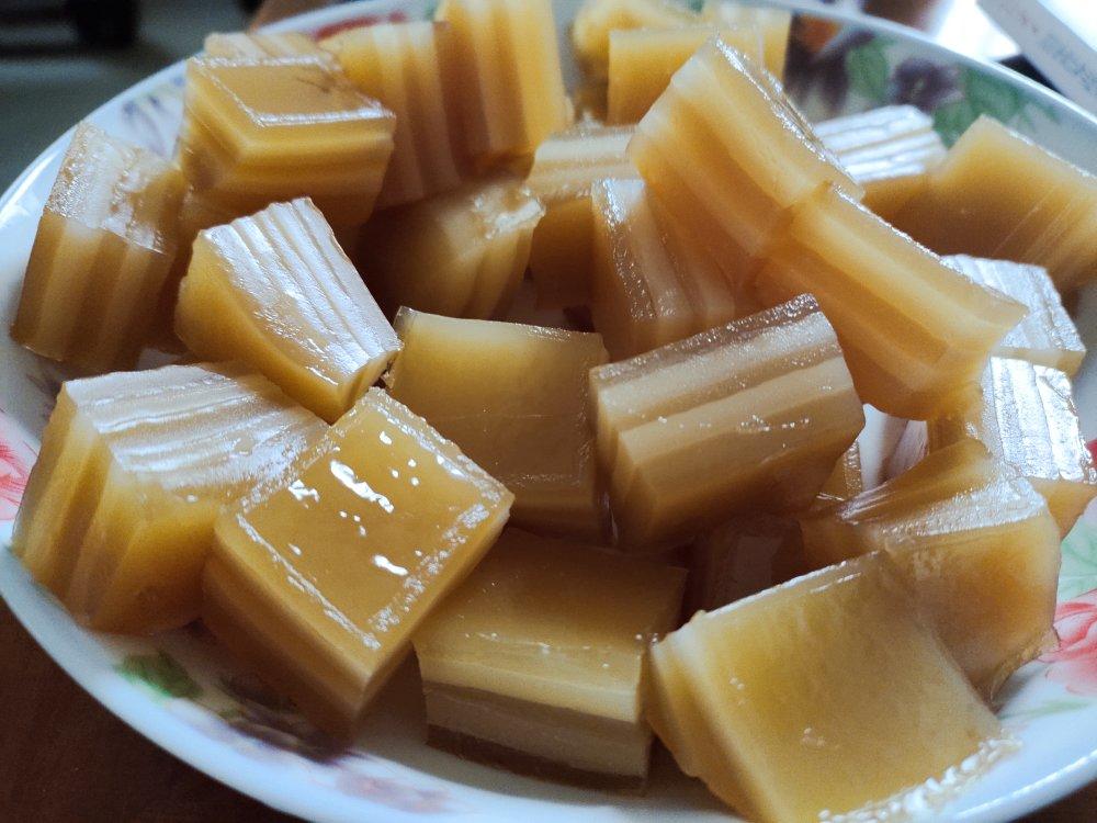 木薯粉红糖牛奶千层糕（无须熟浆超简单）
