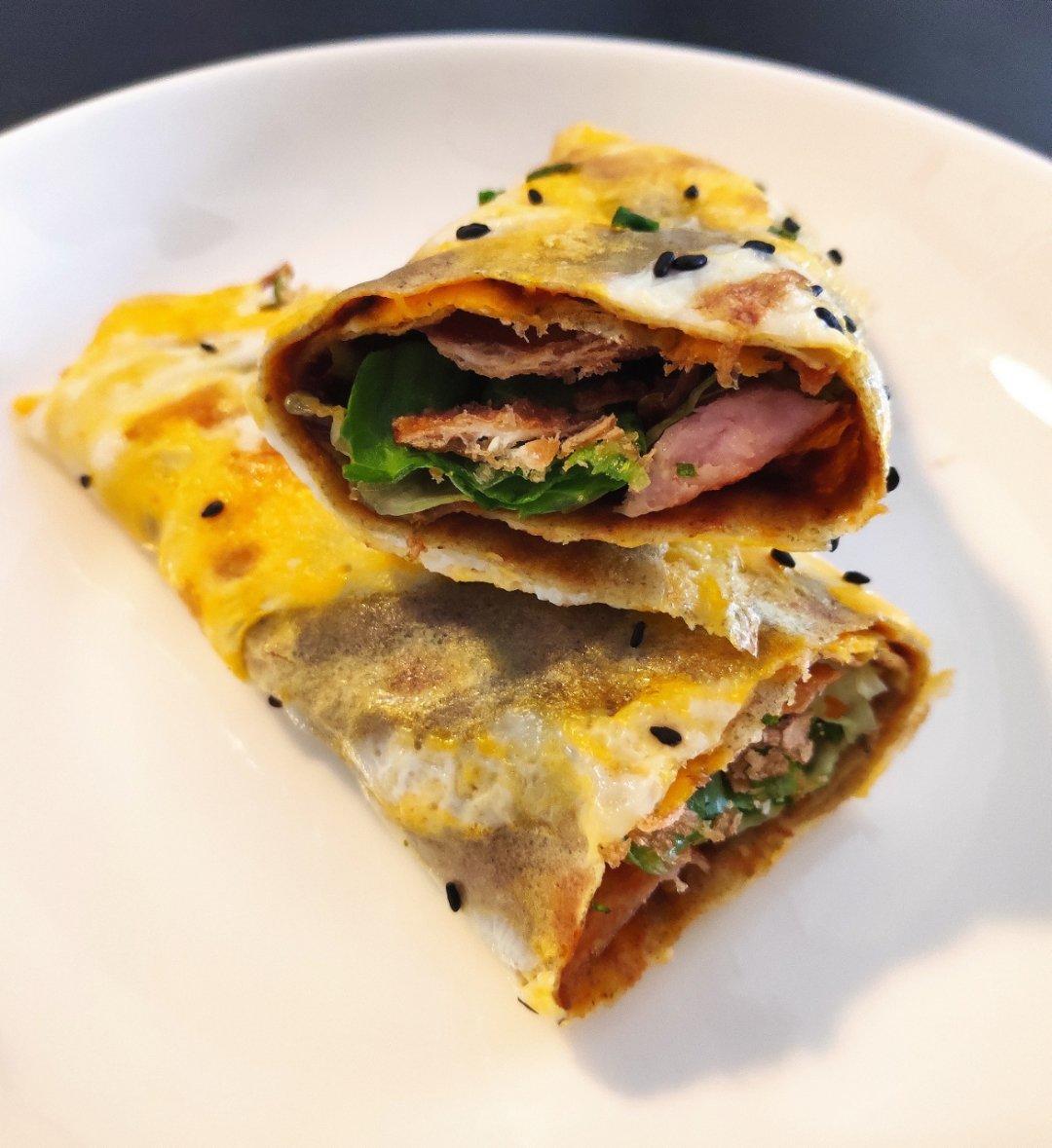 平底锅版煎饼果子
