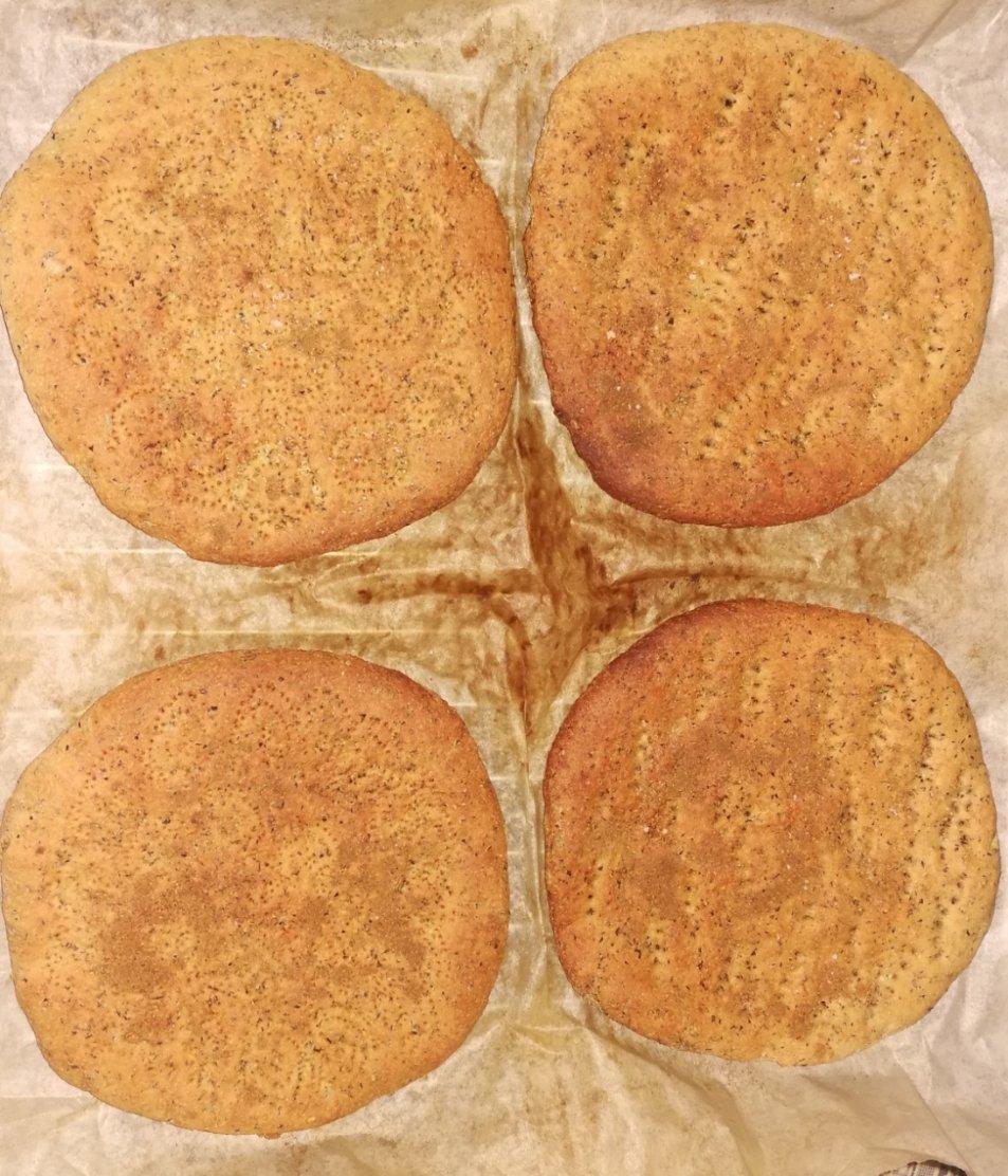豆浆渣洋葱酥粒馕饼