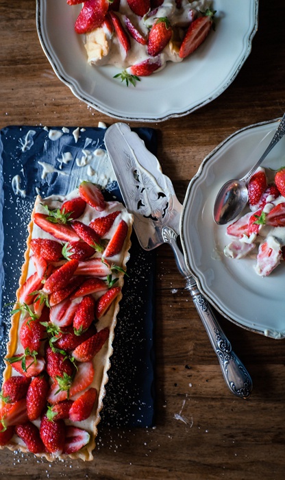 草莓开心果塔 / Tarte Fraise-Pitache