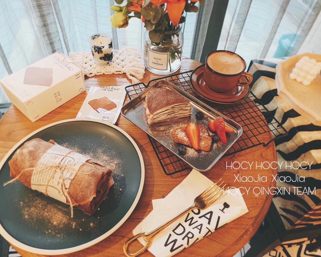 颜值担当的美味千层蛋糕＆毛巾卷