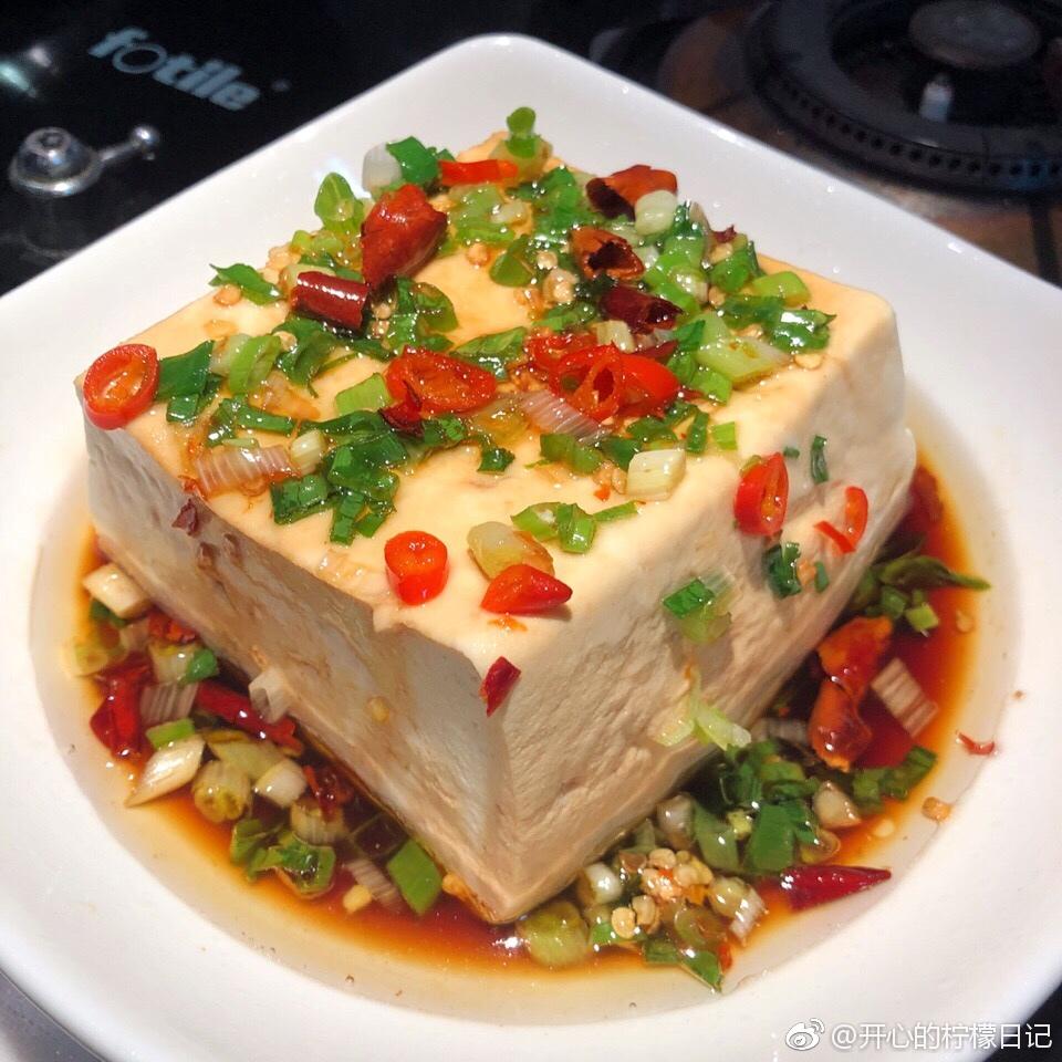 油泼豆腐