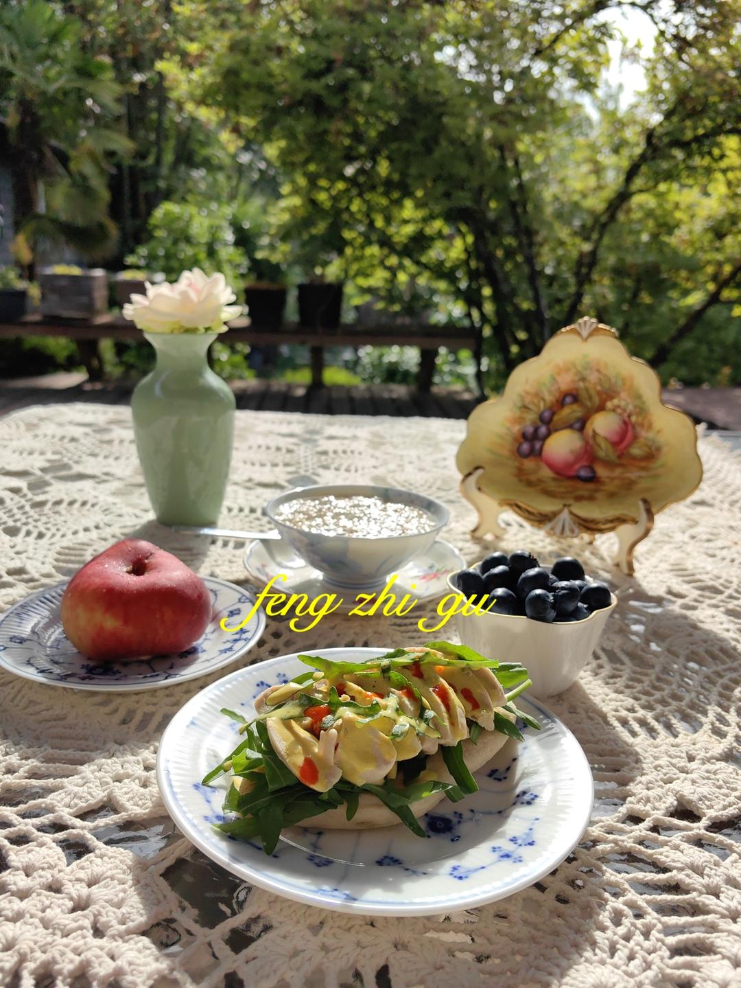 蚝油鸡腿饭