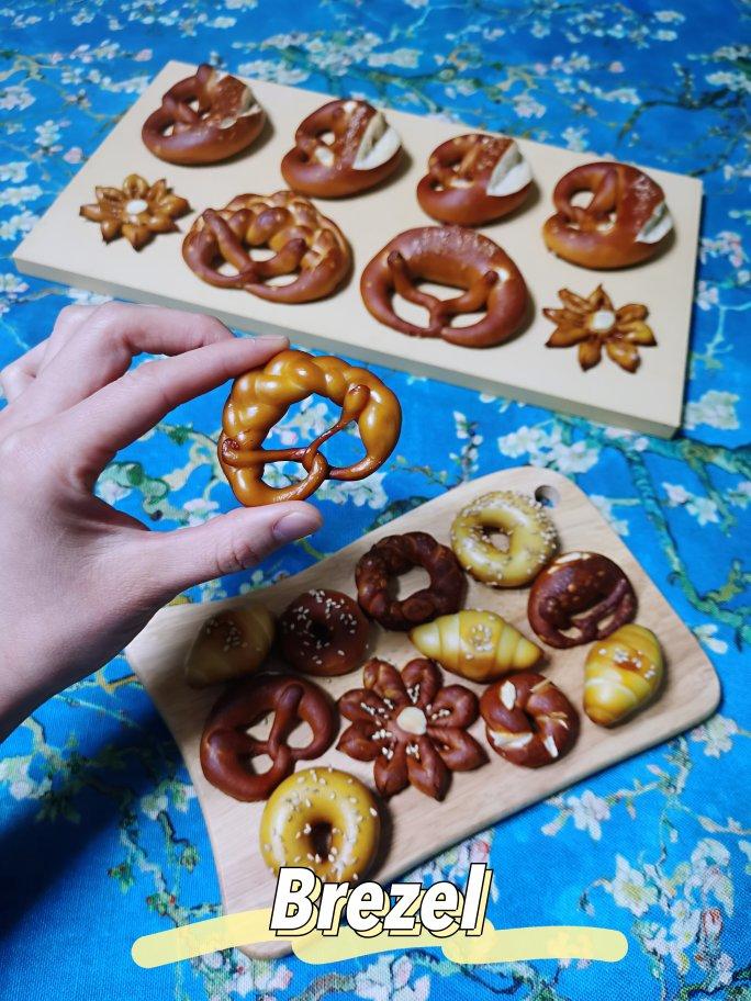 圣诞风mini碱水包（面包挂件制作）