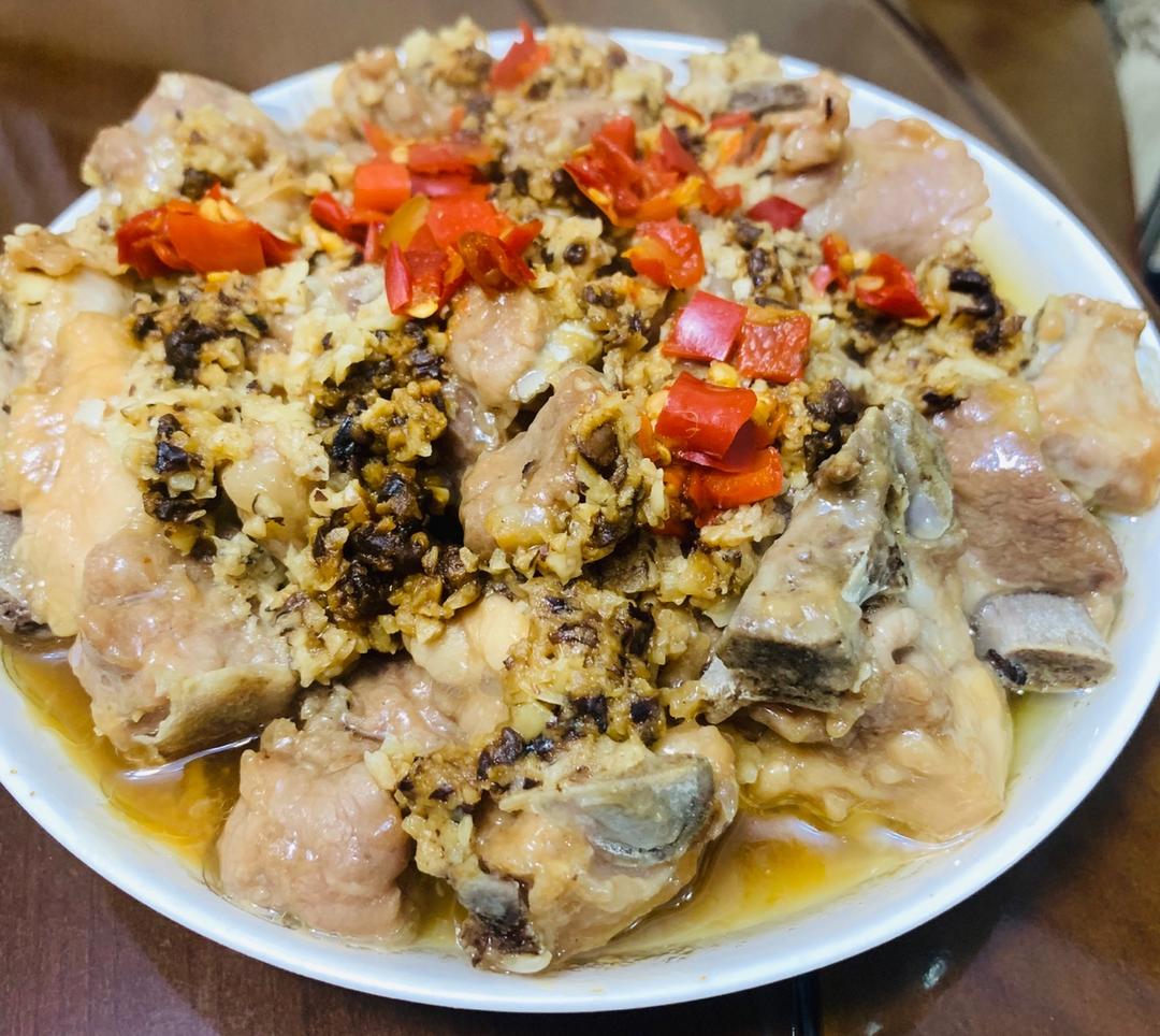 家常菜～豉汁蒸排骨