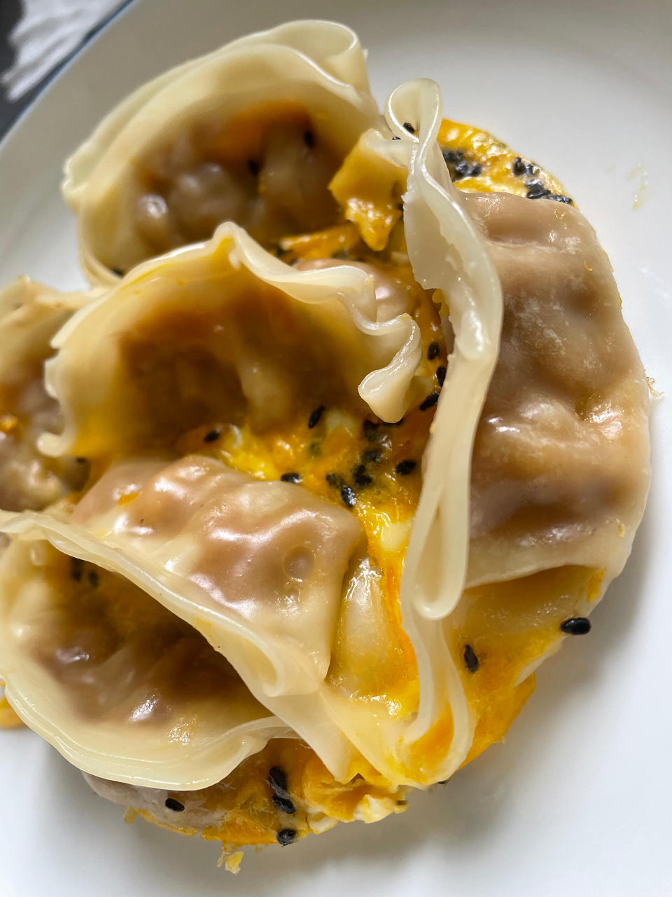 好看又好吃的抱蛋煎饺【速冻饺子版】