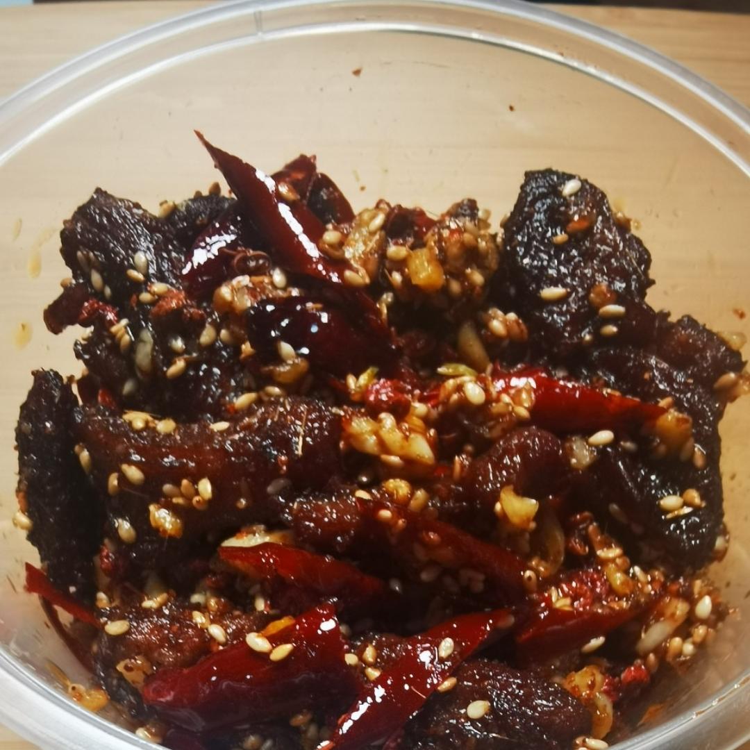 麻辣牛肉干