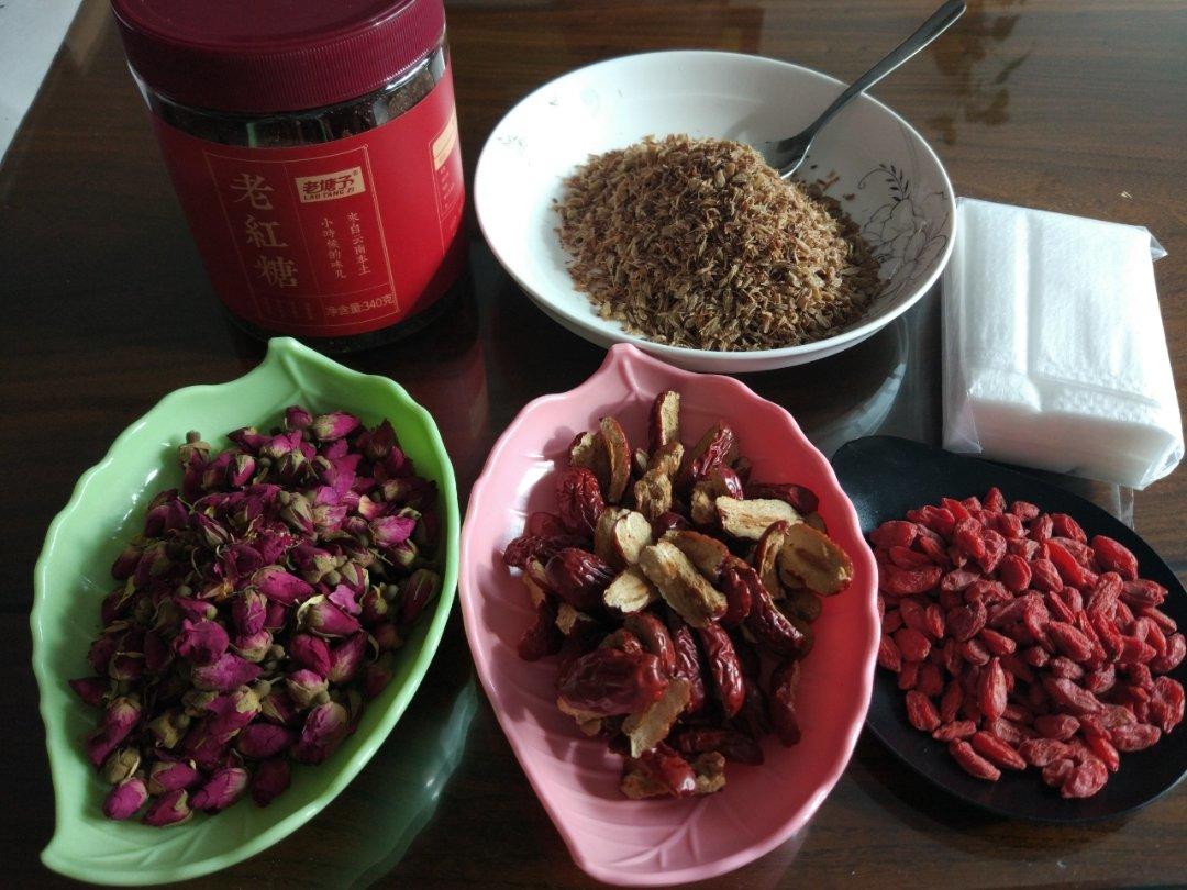 红糖姜枣玫瑰茶（便携装）