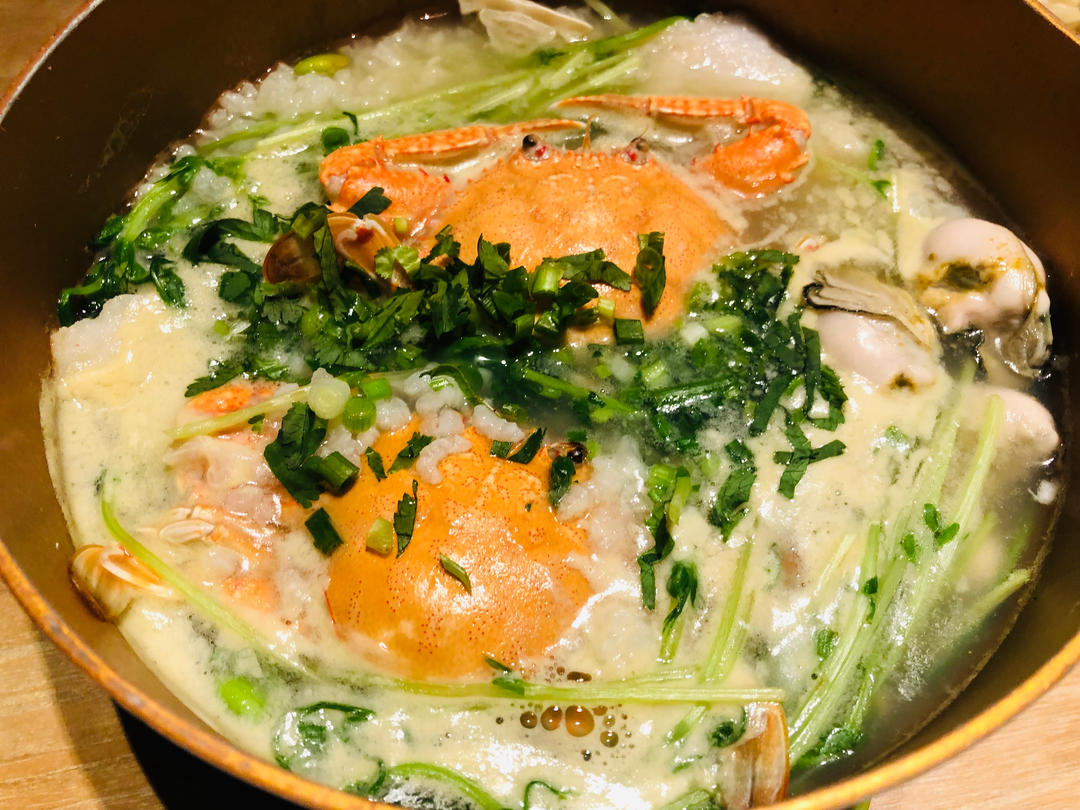 海鲜粥（潮汕砂锅粥）