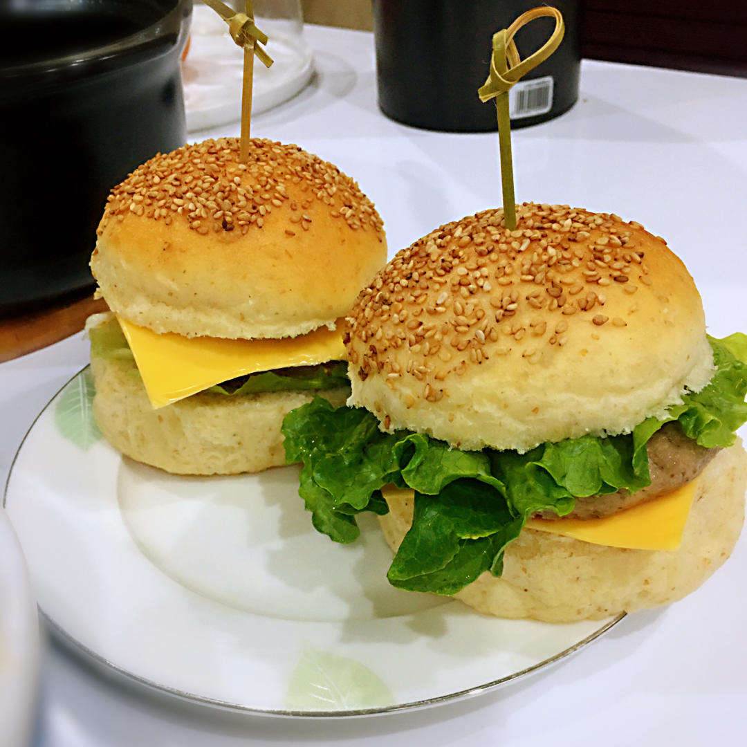 超~级松软的烫种汉堡胚