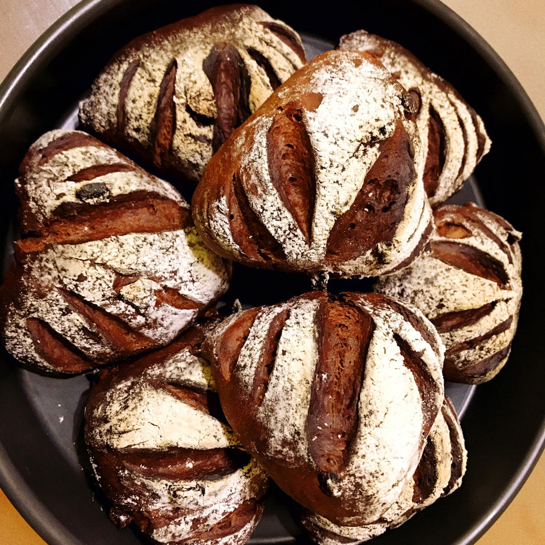 水到渠成之试炼 巧克力甜杏面包