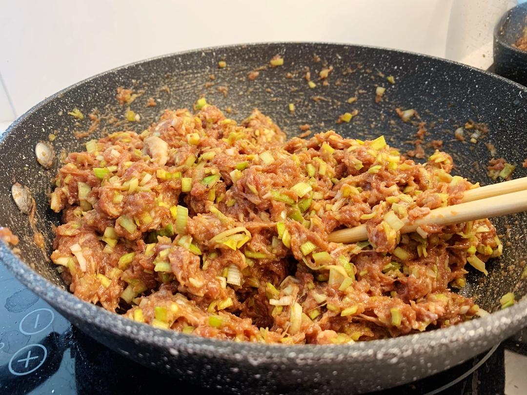 大葱牛肉饺子馅、包子馅