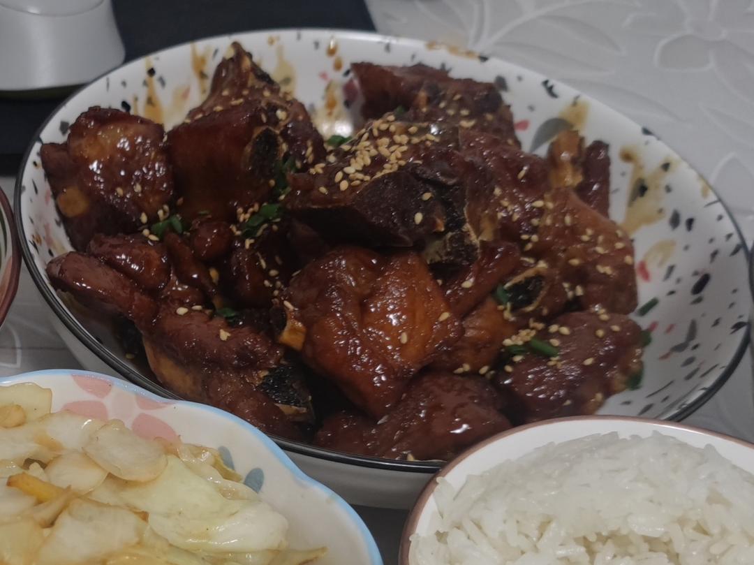 糖醋排骨/糖醋小排（不放油）（12345口诀做出正宗上海本帮）
