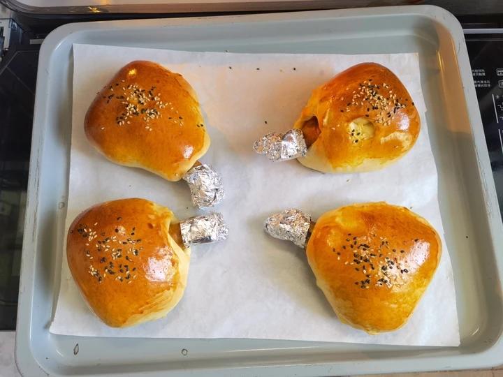 【鸡腿面包】真的有鸡腿的面包！