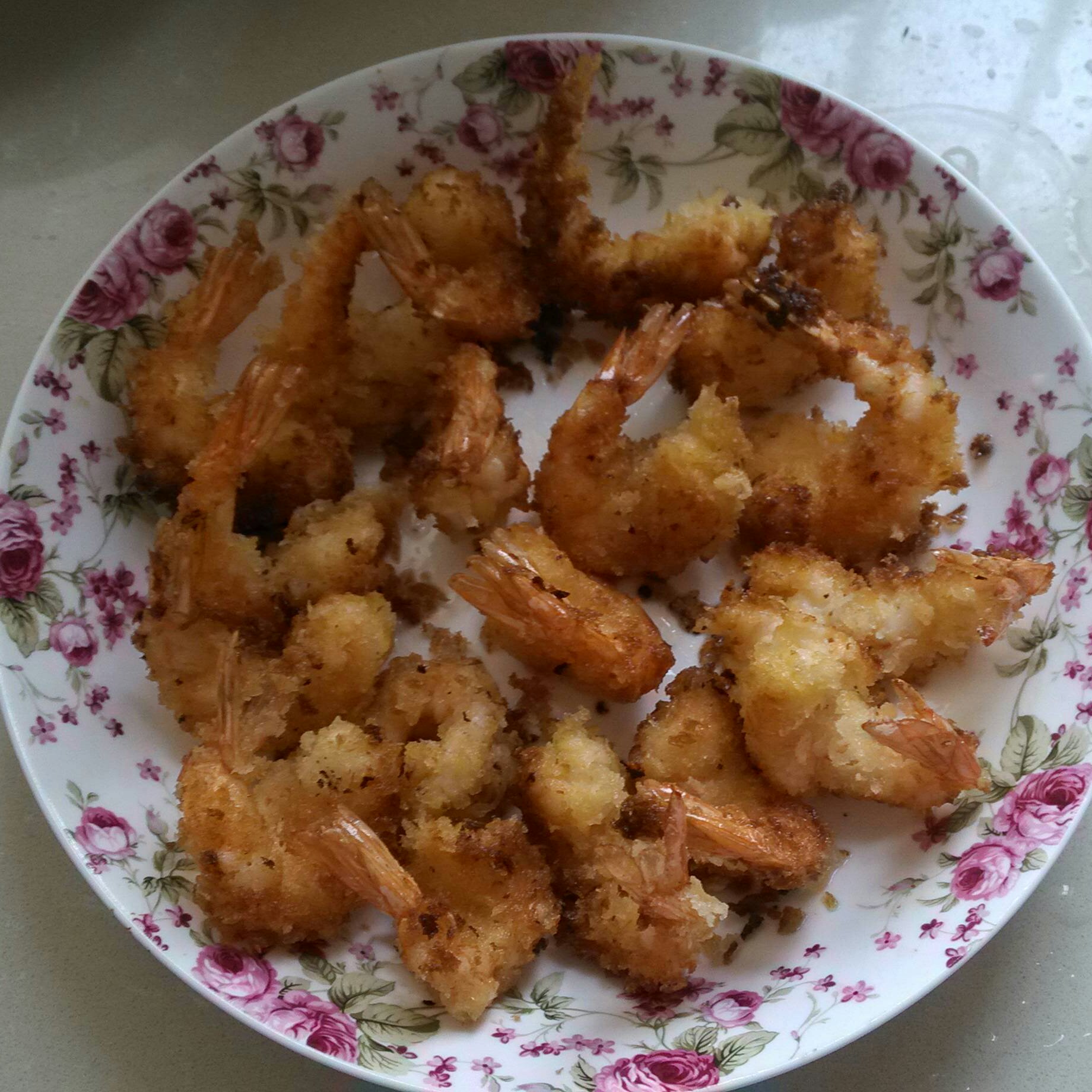 面包糠炸虾