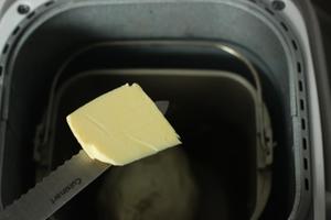 豆浆黑芝麻吐司面包-panasonic面包机版的做法 步骤3