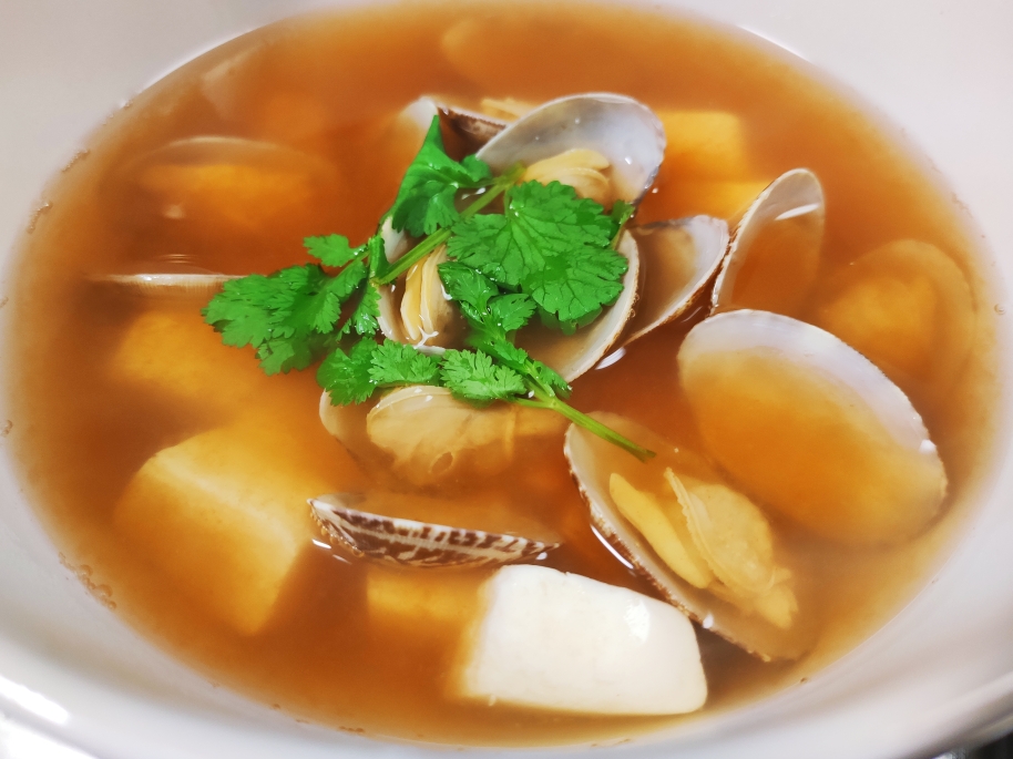 花蛤豆腐汤（番茄味）的做法 步骤6