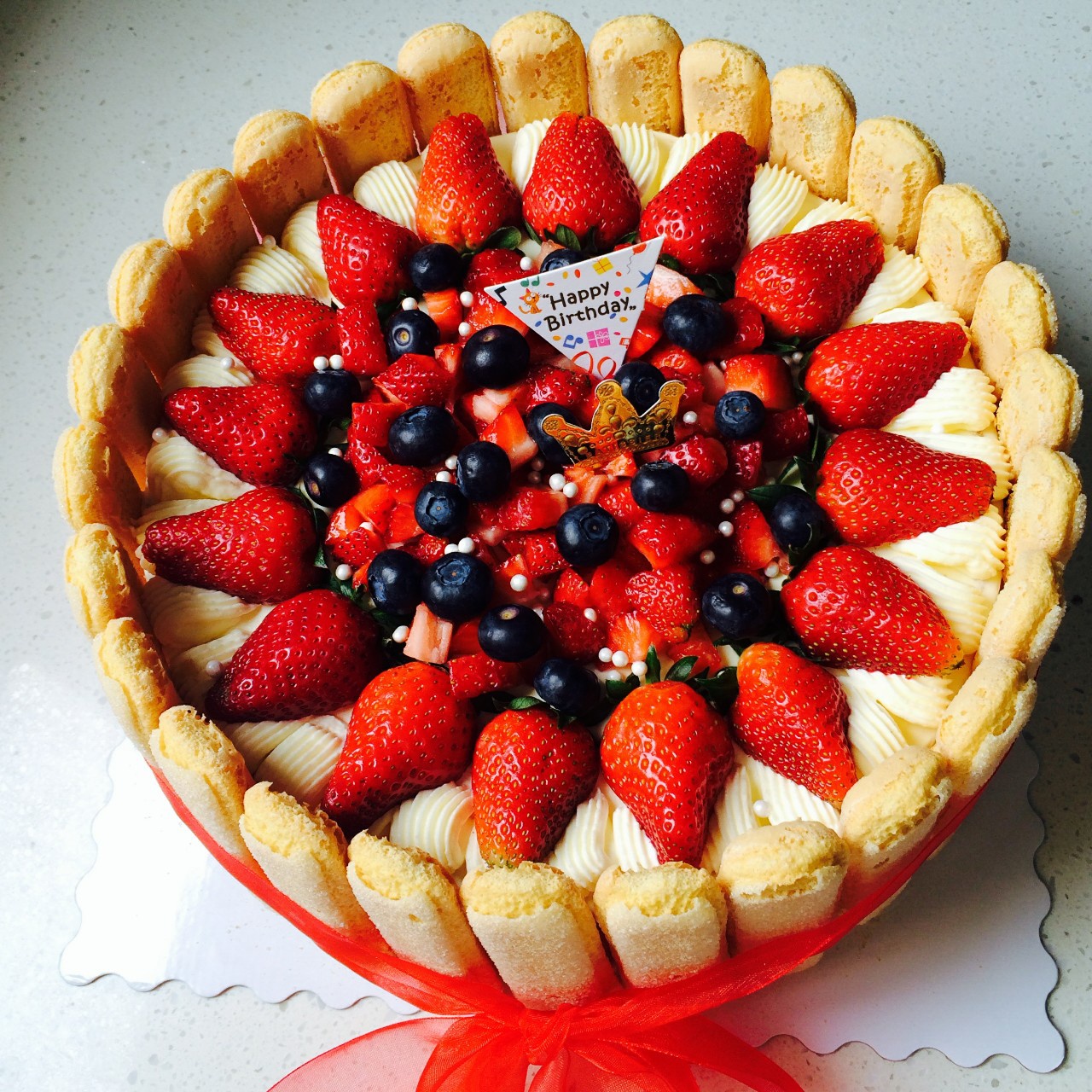 淡奶油裱花蛋糕