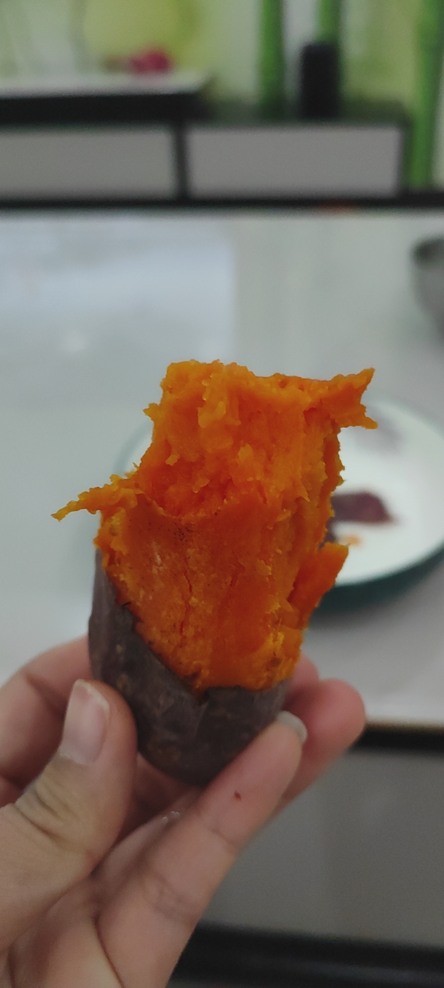 空气炸锅版 烤红薯（2人份）山东烟台的烟薯25超甜！爆糖浆！好吃到根本不想吃别的红薯！