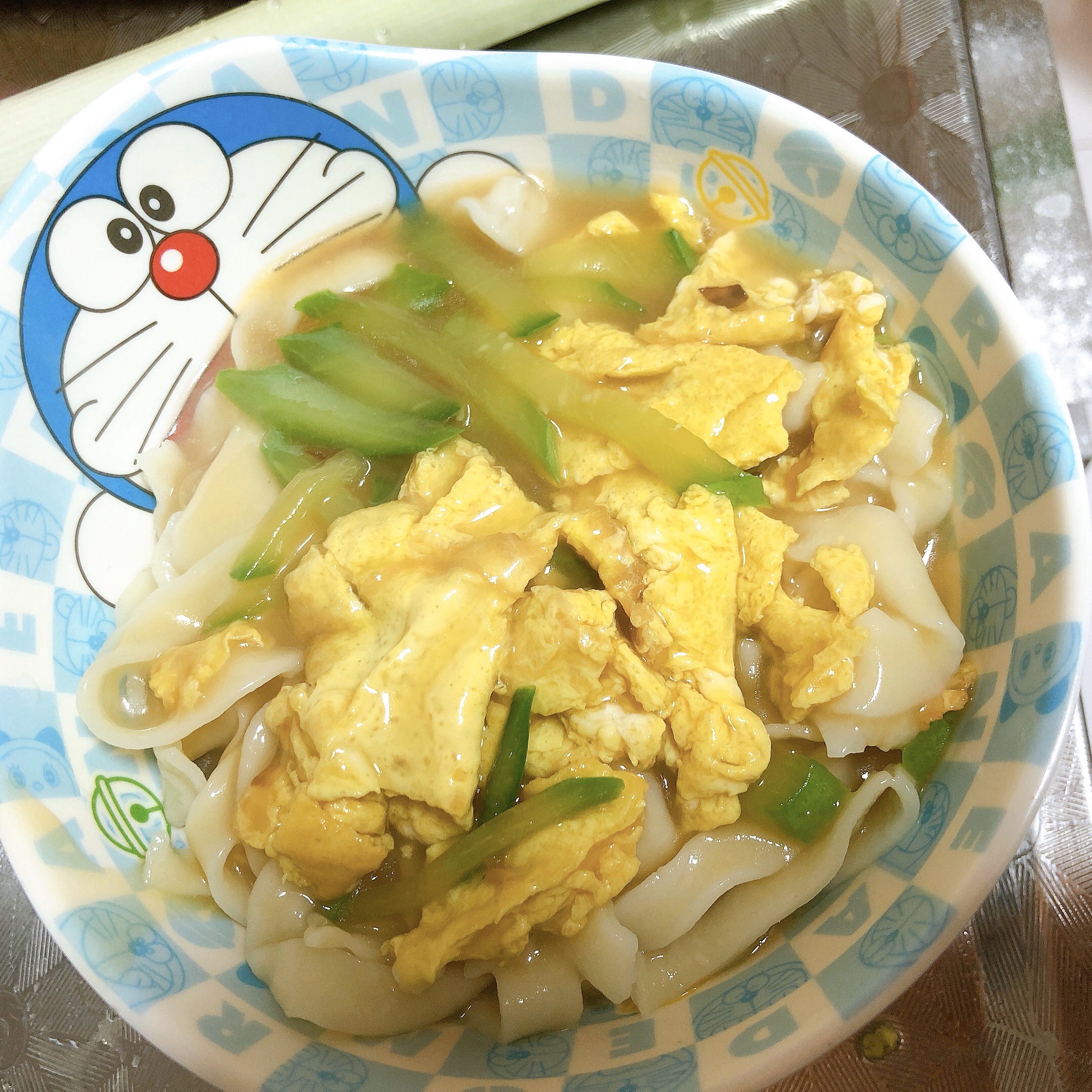 黄瓜🥒鸡蛋🥚打卤面的做法