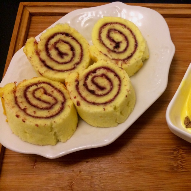 烫面戚风蛋糕卷，平凡，不平淡。