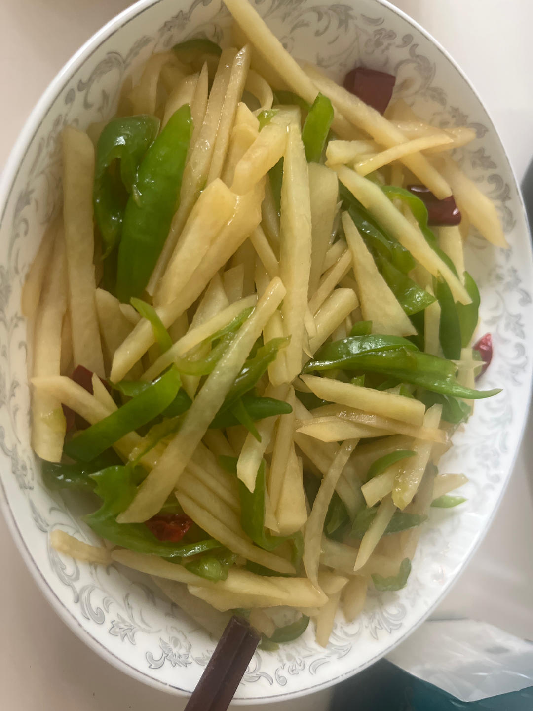 酸辣土豆丝的家常做法 超级下饭