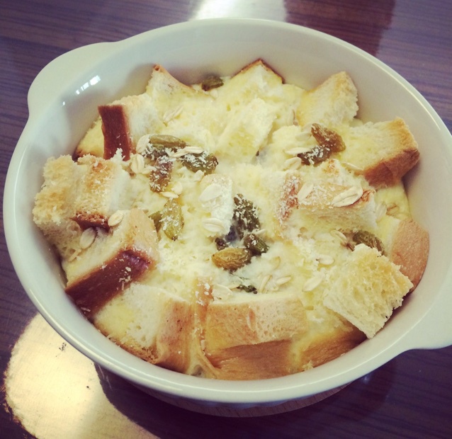 牛奶吐司鸡蛋布丁（失败吐司的归处）