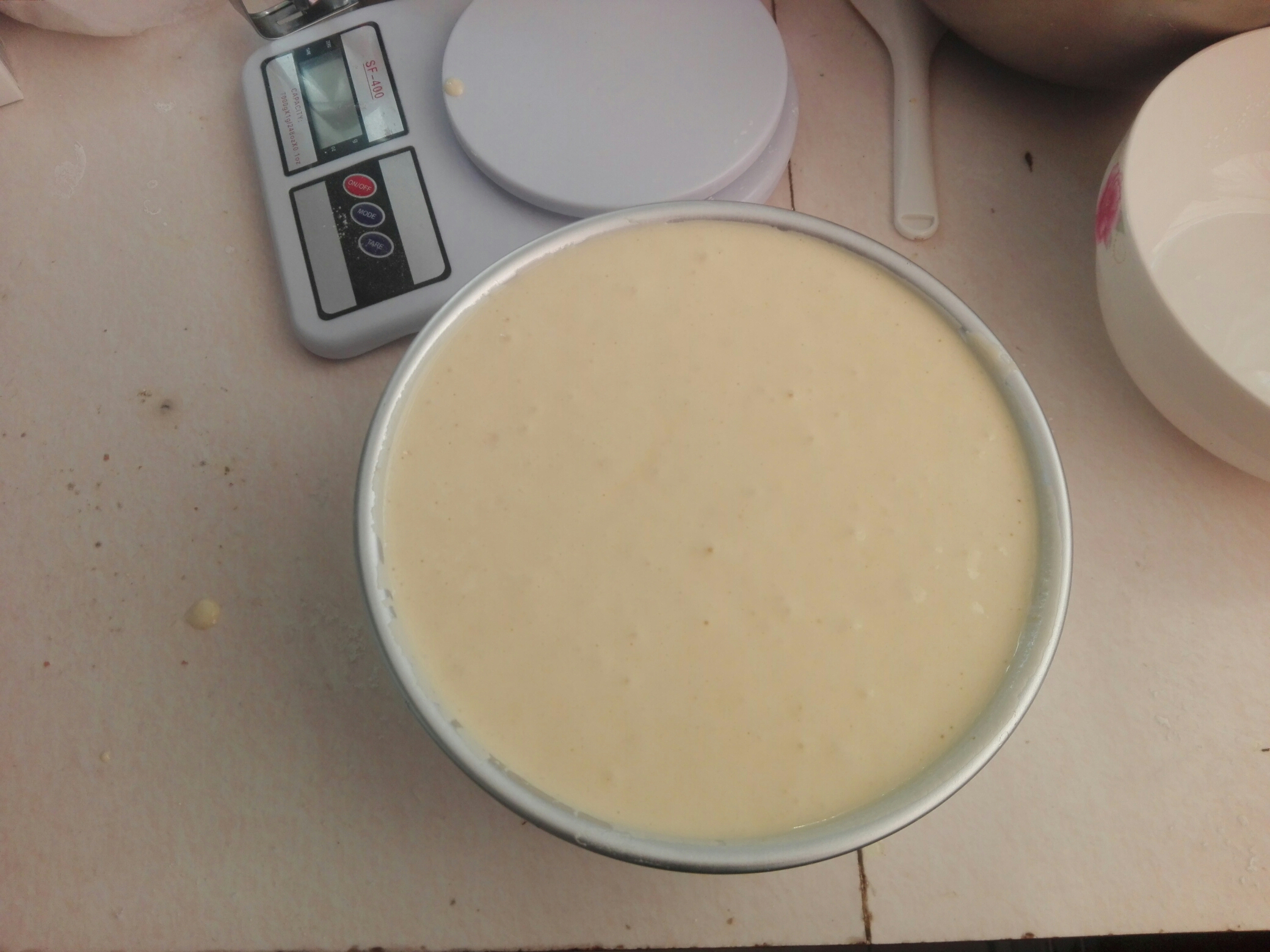 八寸戚风蛋糕(麦香水果)的做法 步骤3