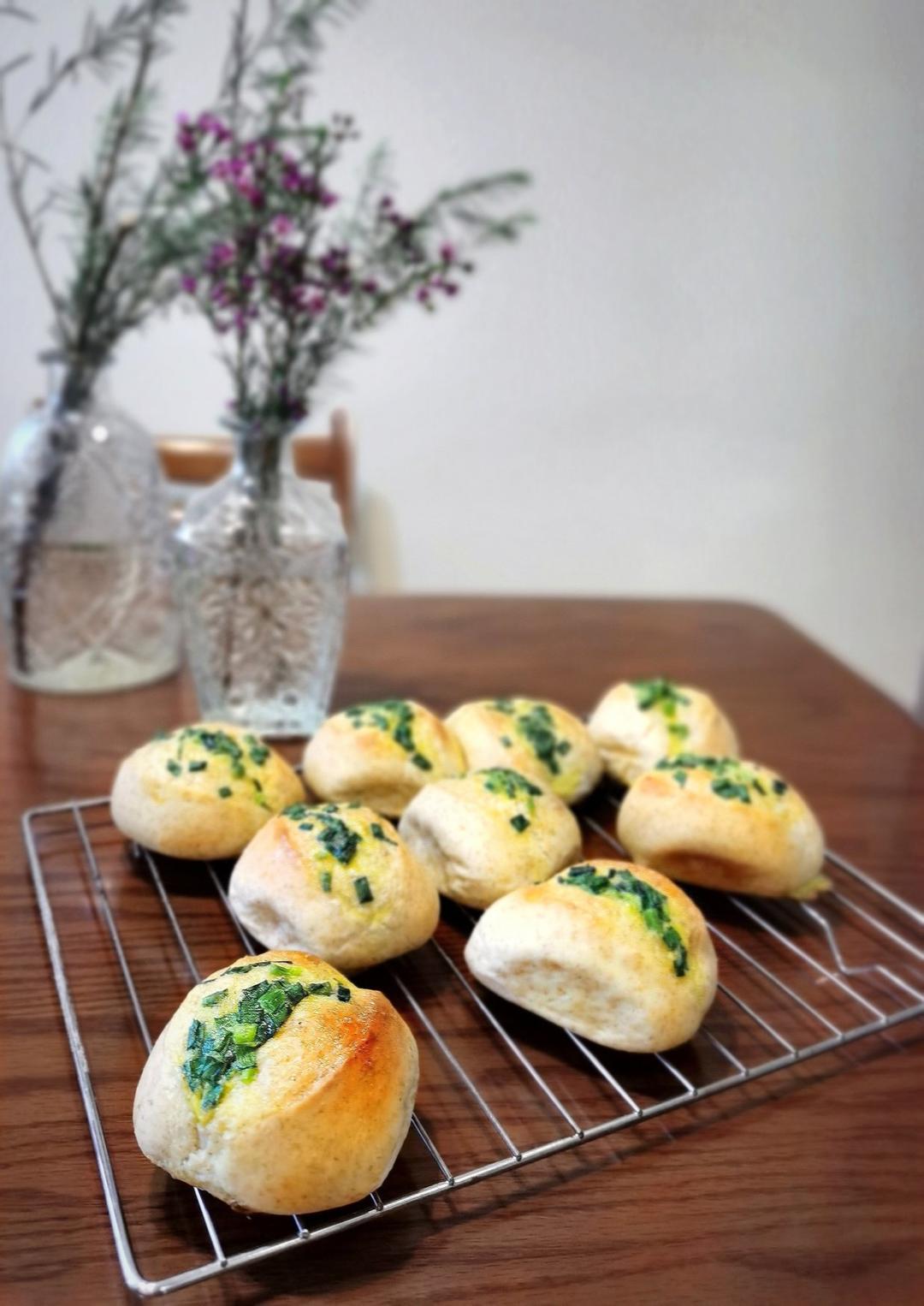 经典台式面包—香葱面包